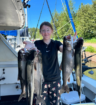 Lake Superior: Home of trophy fish.